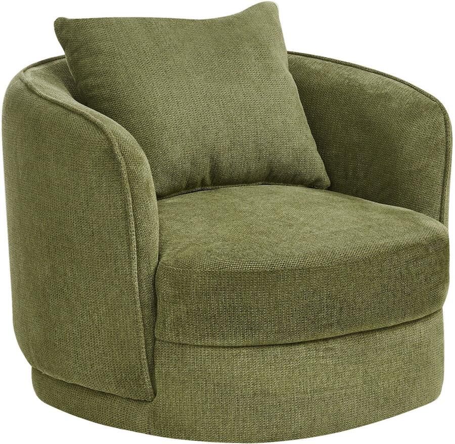 Beliani ANDALEN Fauteuil Groen Polyester