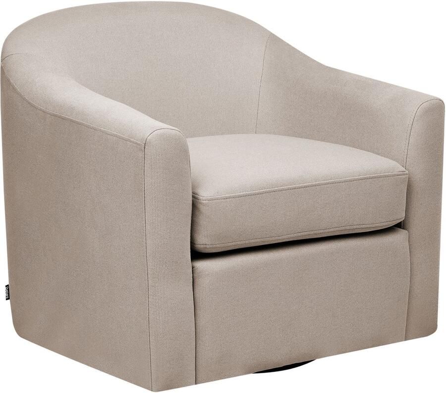 Beliani MAGNOR Fauteuil Taupe Polyester