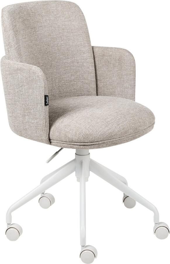 Beliani DRYDEN Bureaustoel Beige Polyester