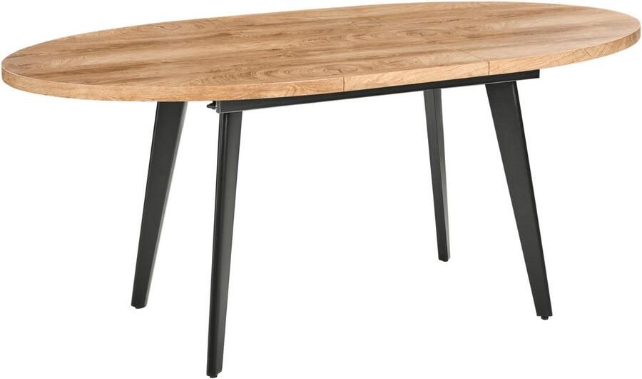 Beliani DUTTON Uitschuifbare eettafel Bruin MDF