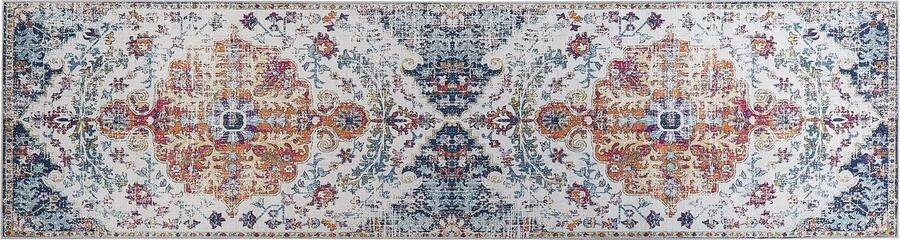 Beliani Vloerkleed polyester meerkleurig 80 x 300 cm ENAYAM