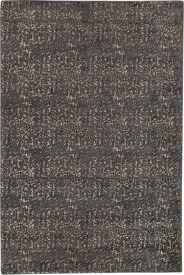 Beliani ESEL Laagpolig vloerkleed Donkergrijs 140 x 200 cm Viscose - Foto 2