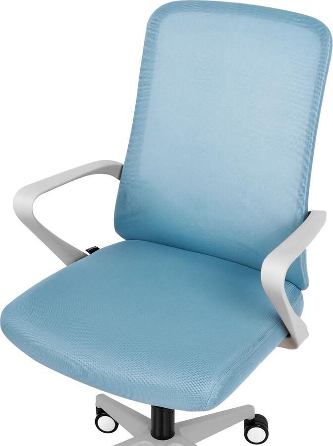 Beliani EXPERT Bureaustoel Gebroken wit Polyester - Foto 2