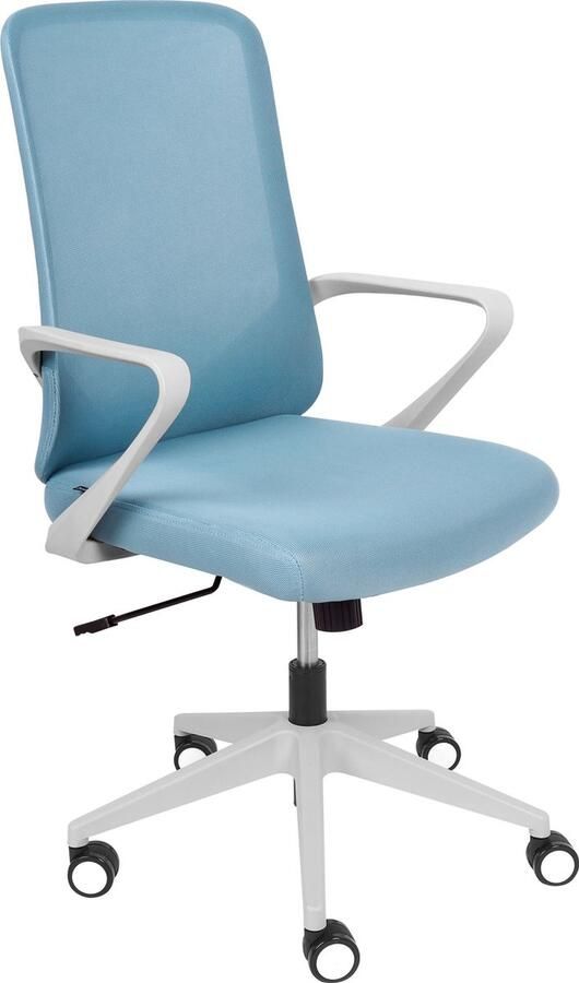 Beliani EXPERT Bureaustoel Gebroken wit Polyester - Foto 4