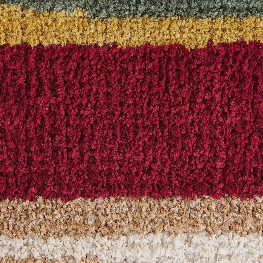 Beliani FATSA Laagpolig vloerkleed Multicolor 140 x 200 cm Polyester - Foto 2