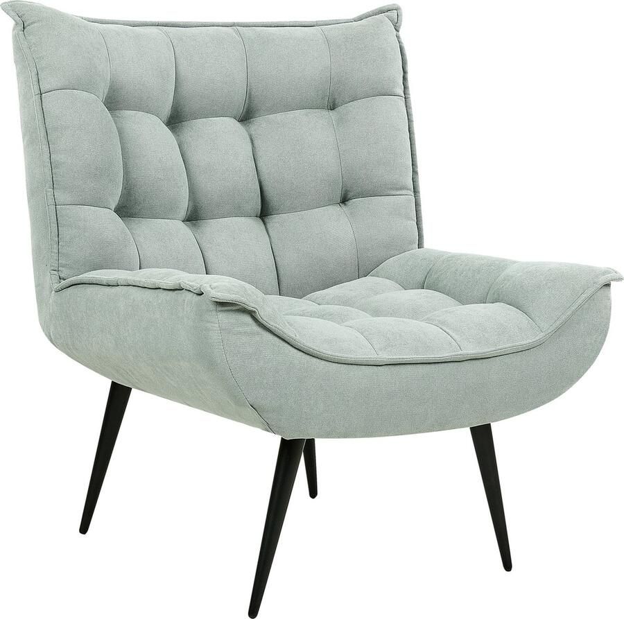Beliani ALVESTA Fauteuil-Groen-Polyester
