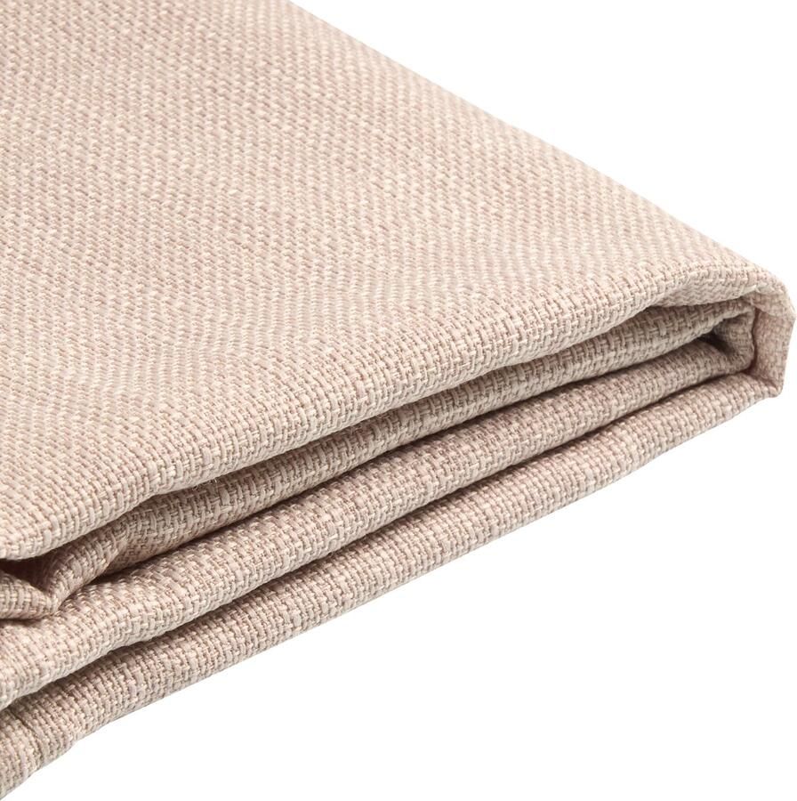 Beliani FITOU Bekleding bed Zandbeige 140 x 200 cm Polyester