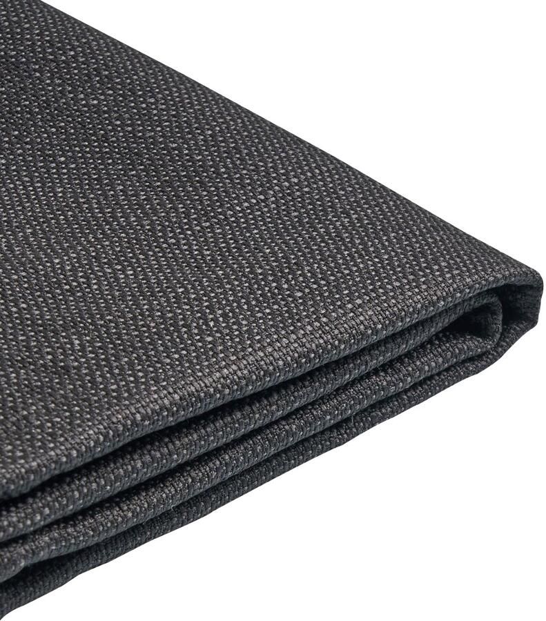 Beliani FITOU Bekleding bed Zwart 140 x 200 cm Polyester