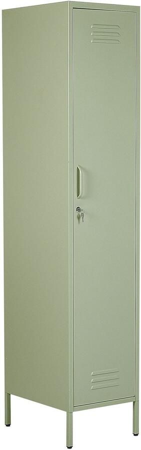 Beliani Kantoorkast FROME Metaal Lichtgroen