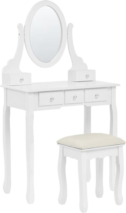 Beliani GALAXIE Kaptafel Wit MDF - Foto 2