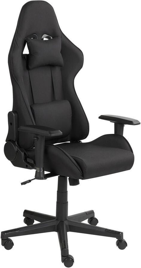 Beliani WARRIOR Gamestoel Zwart Polyester