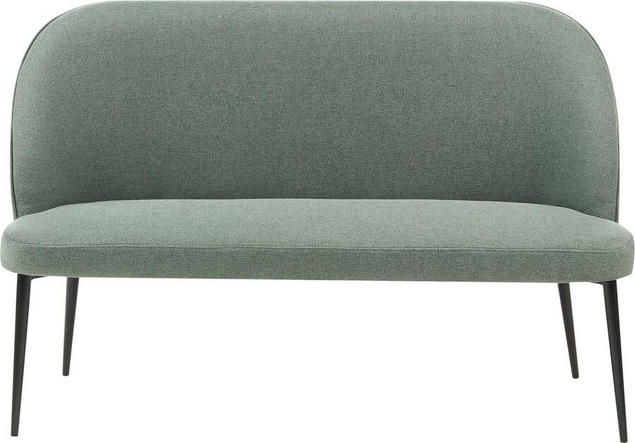 Beliani Gestoffeerde bank OSBY Stof Lichtgroen 2-zitter