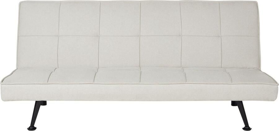 Beliani HASLE Slaapbank 3-zits Lichtbeige Polyester