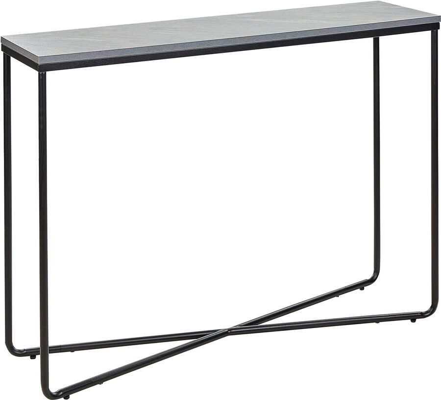Beliani Sidetable LAKOTA Grijs beton-effect