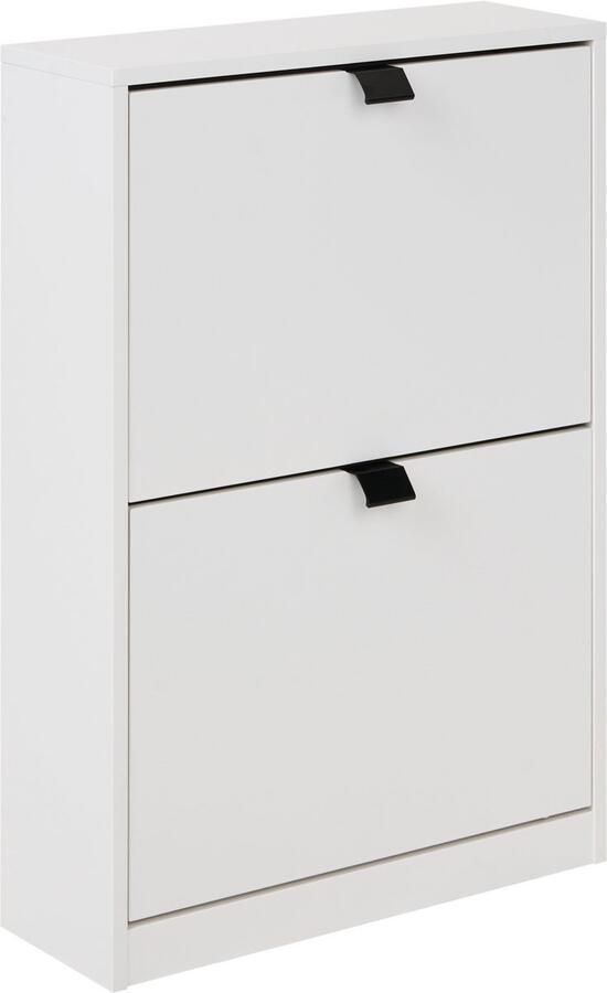 Beliani HOBART Schoenenkast Wit MDF