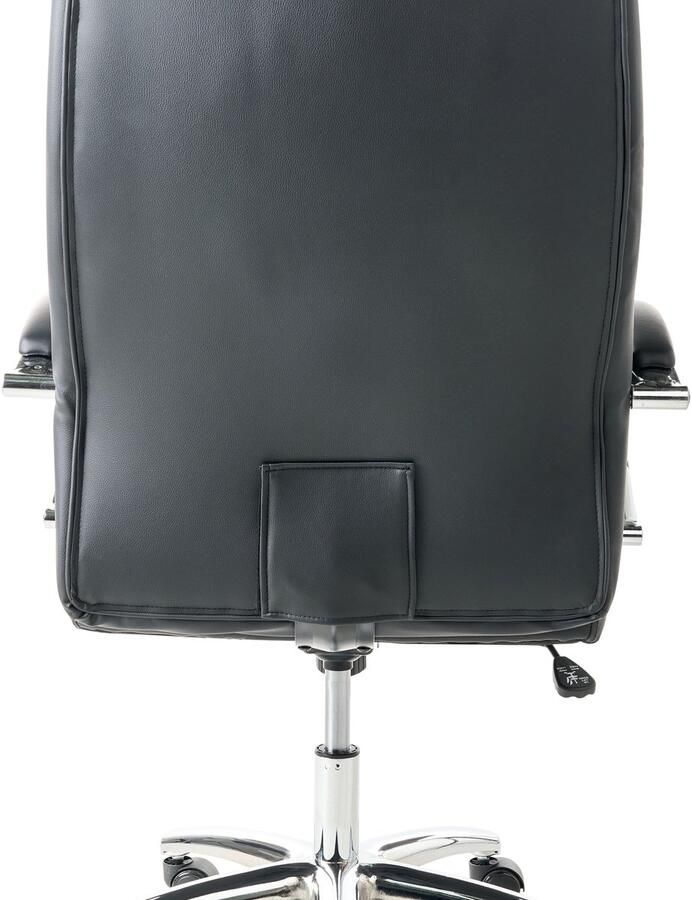 Beliani Directeursstoel Draaibaar HONOR Kunstleer Zwart - Foto 2