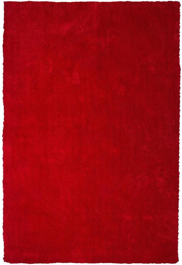 Beliani DEMRE Shaggy vloerkleed Rood 200 x 300 cm Polyester - Foto 2