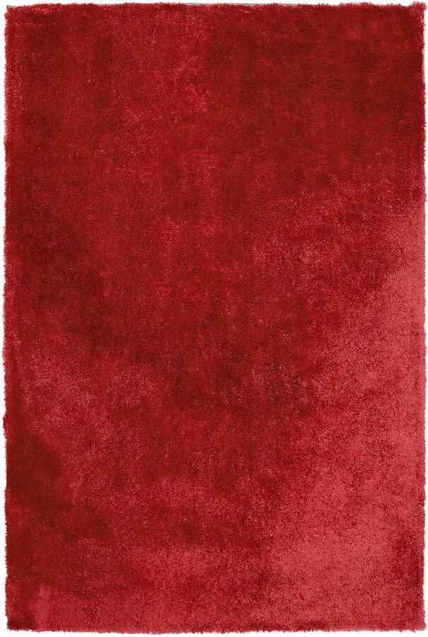 Beliani EVREN Vloerkleed Rood 160 x 230 cm Polyester