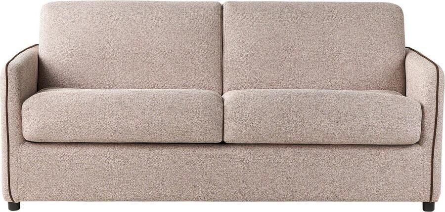 Beliani ISHOJ Tweezitsbank-Bruin-Polyester