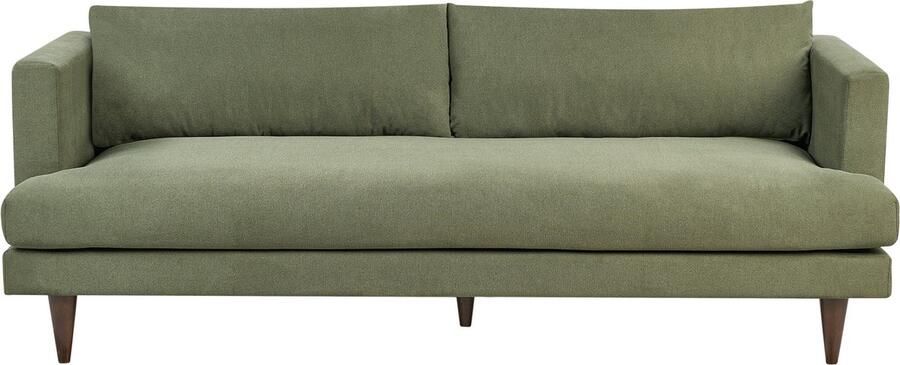 Beliani JARPEN Driezitsbank Groen Polyester