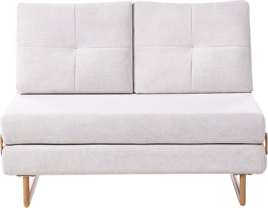 Beliani JERSLEV 2-zits slaapbank Off-white Stof