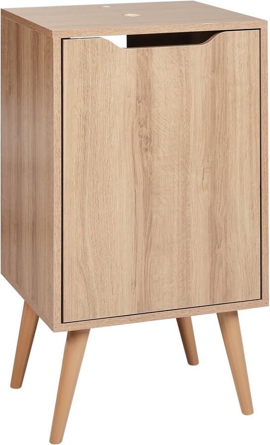 Beliani JUNIN Wastafelkast Lichtbruin 45 x 80 cm MDP