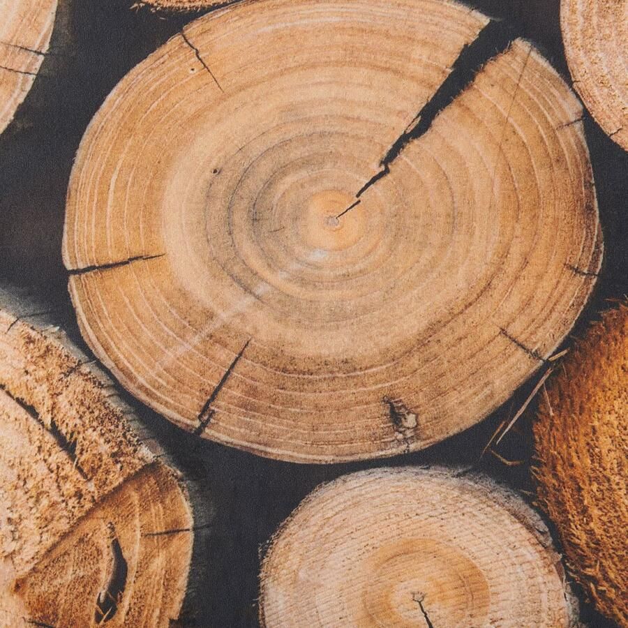 Beliani KARDERE Laagpolig vloerkleed Lichtbruin 80 x 150 cm Polyester