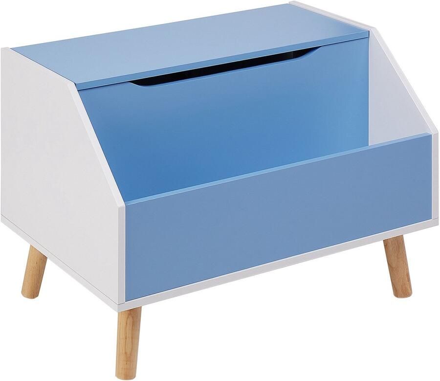 Beliani CASPER Opbergdoos Blauw MDF