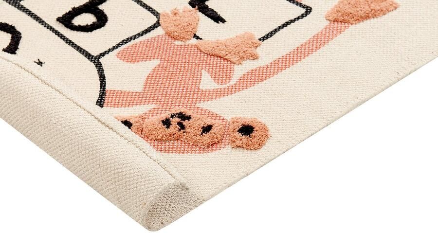 Beliani Vloerkleed katoen meerkleurig 80 x 150 cm KATIET - Foto 3