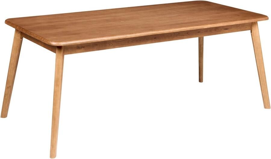 Beliani KEHO Eettafel Donker eikenhout 200 x 90 cm MDF