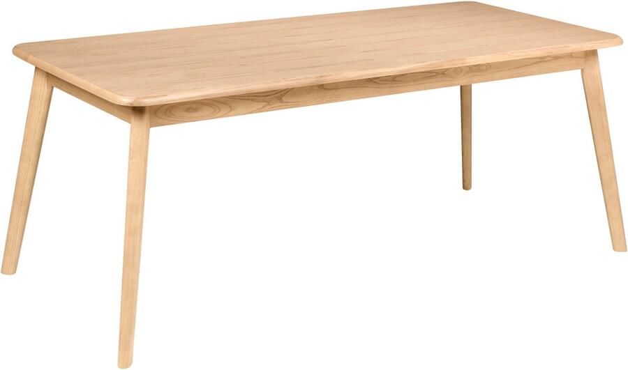 Beliani KEHO Eettafel Licht eikenhout 200 x 90 cm MDF