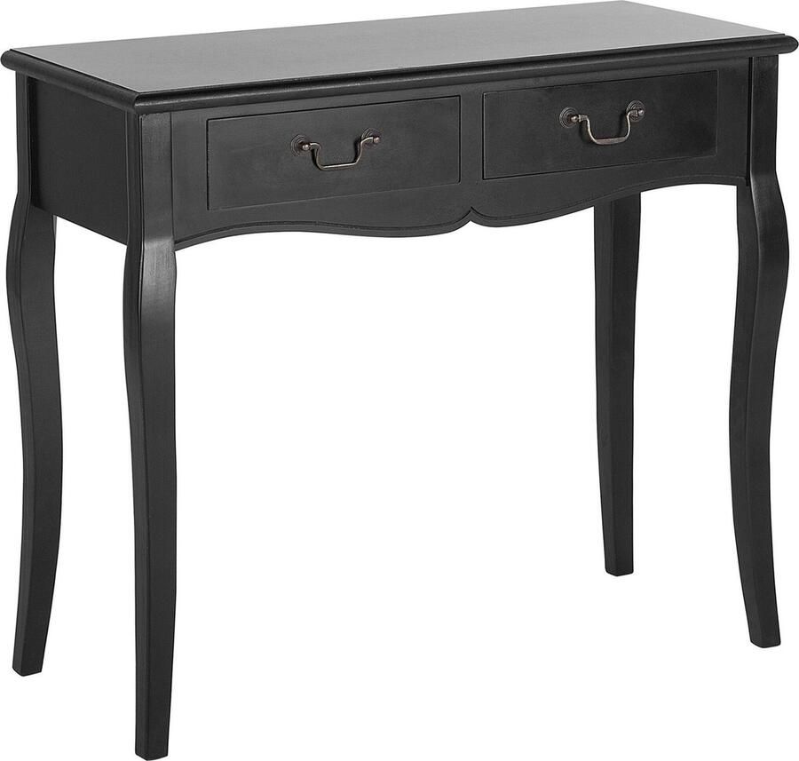 Beliani KLAWOCK Consoletafel zwart MDF