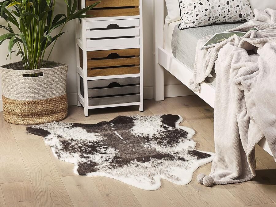 Beliani Vloerkleed koeienprint wit zwart 90 x 60 cm NAMBUNG - Foto 2