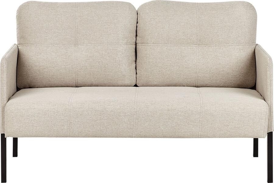 Beliani LAHTI Tweezitsbank-Beige-Polyester