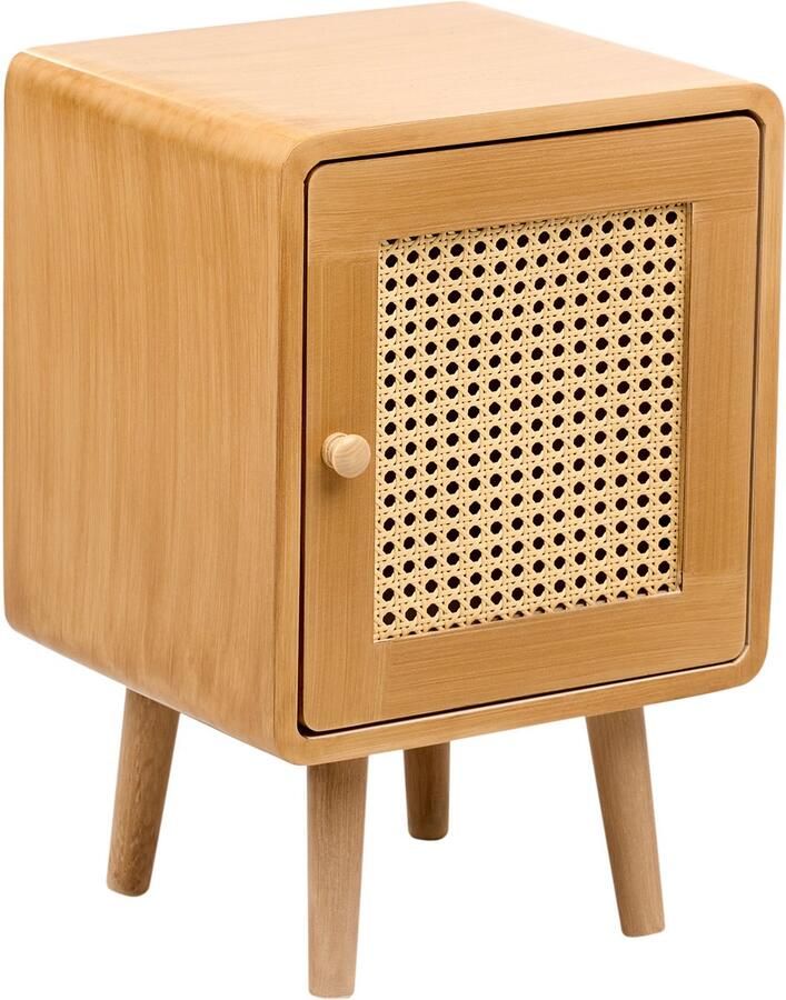 Beliani LEFROY Nachtkastje Lichte houtkleur MDF