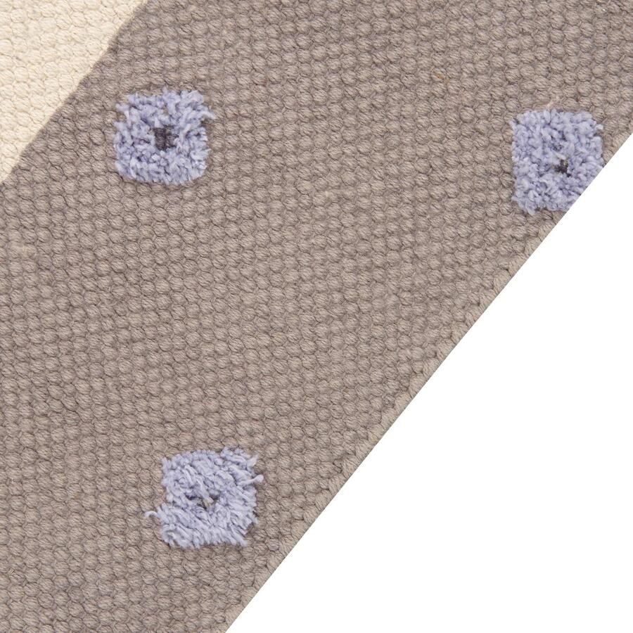 Beliani Vloerkleed katoen bruin 80 x 150 cm LUBUK