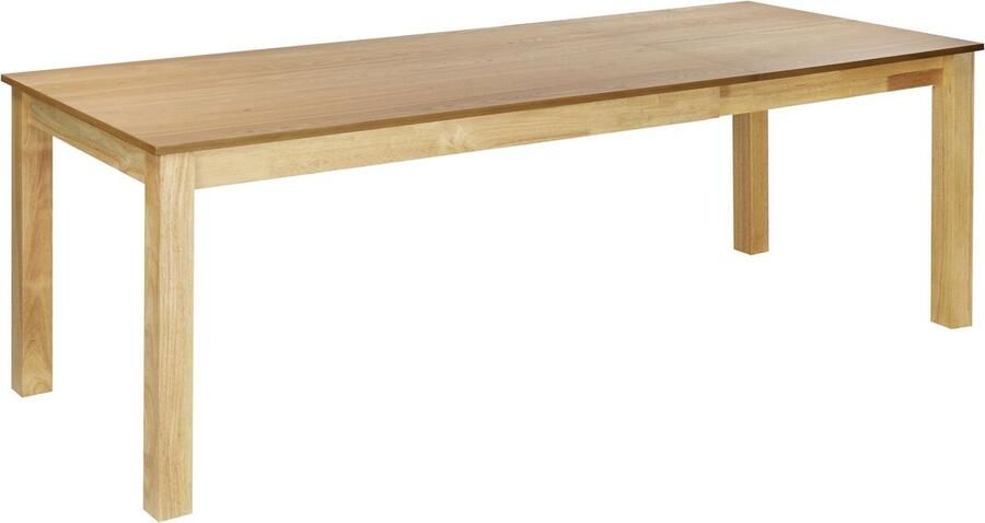 Beliani Eettafel uitschuifbaar MADURA Natuurlijk essenhout 160 240 cm 90 cm
