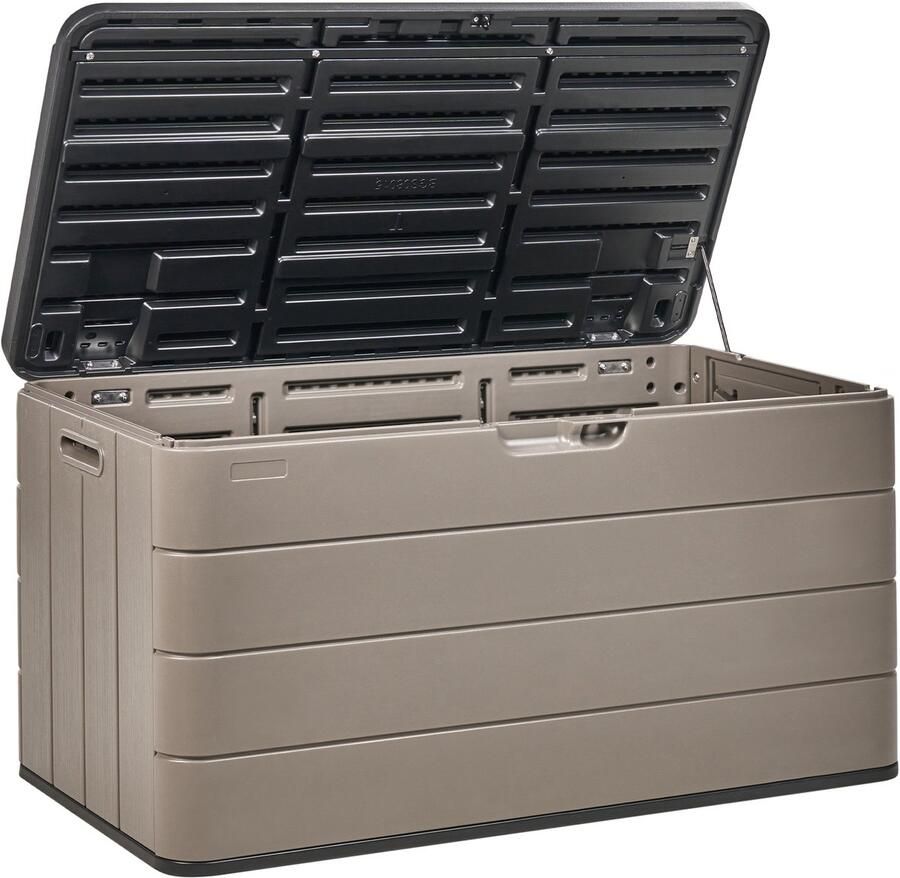 Beliani MILIES Kussenbox Bruin 116 x 60 cm Synthetisch materiaal