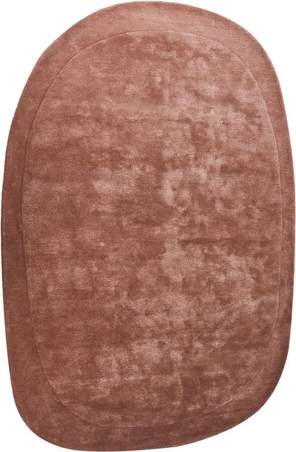 Beliani MITHA Vloerkleed Bruin 200 x 300 cm Viscose