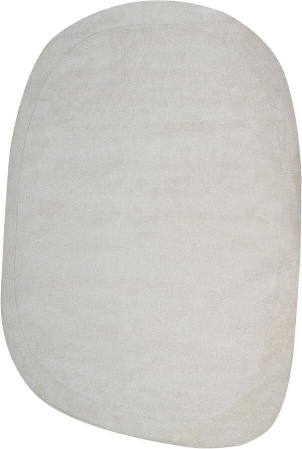 Beliani MITHA Vloerkleed Gebroken wit 200 x 300 cm Viscose