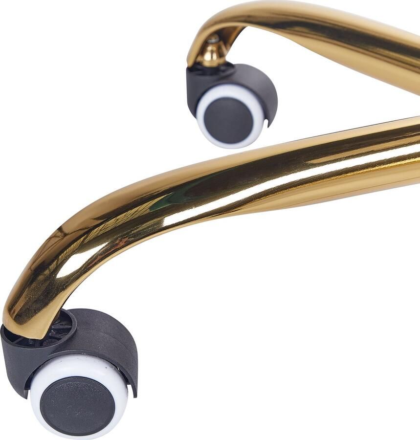 Beliani Bureaustoel Draaibaar MONTICELLO Fluweel Groen - Foto 2