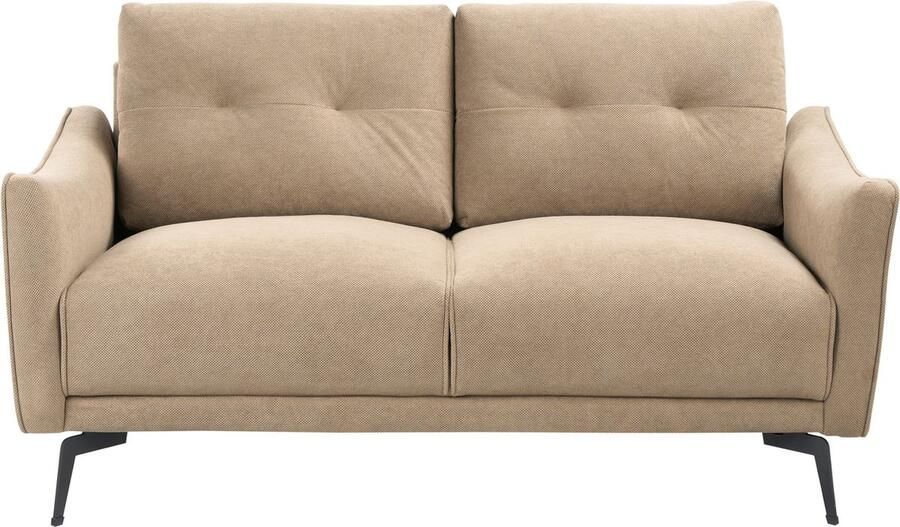 Beliani NAPPA Tweezitsbank Bruin Polyester