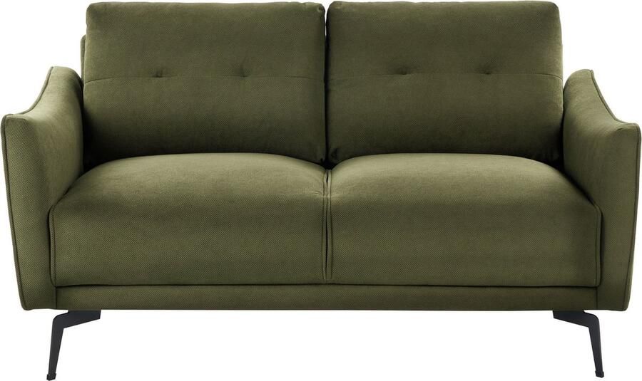 Beliani NAPPA Tweezitsbank Groen Polyester