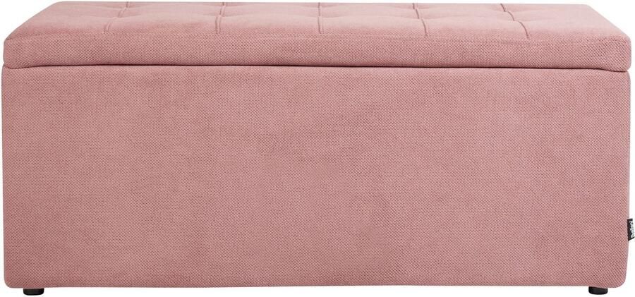 Beliani OREM Ottomaan-Roze-Polyester - Foto 2