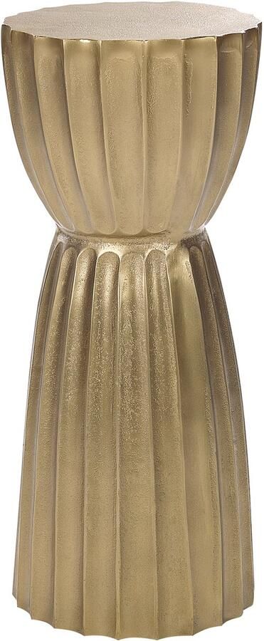 Beliani OUYEN Bijzettafel Goud Aluminium - Foto 1