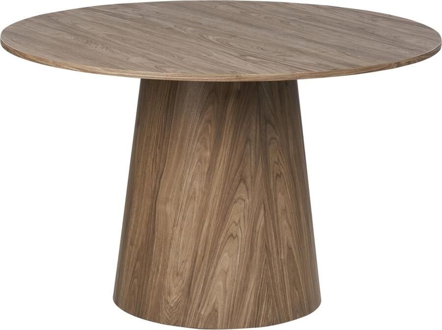 Beliani OYEN Eettafel Natuurlijk 120 cm MDF