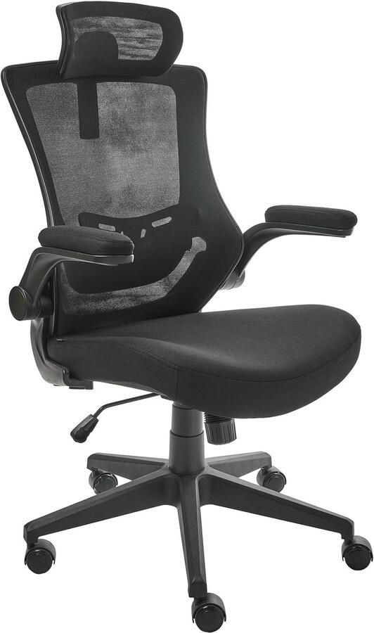 Beliani PALADIN Directiestoel Zwart Mesh