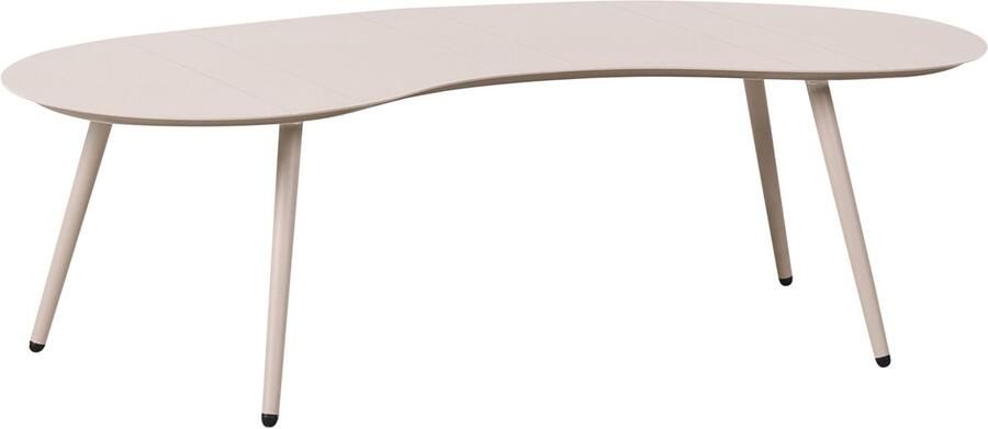 Beliani PARORI Tuinsalontafel Beige Aluminium