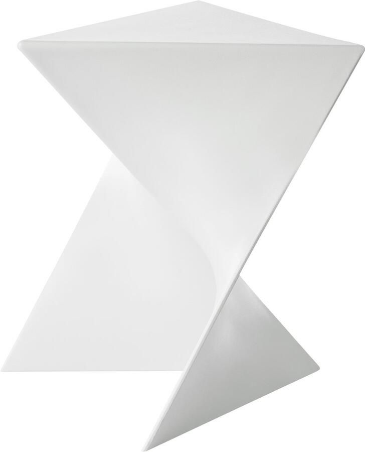 Beliani PECOS Bijzettafel Wit Synthetisch materiaal