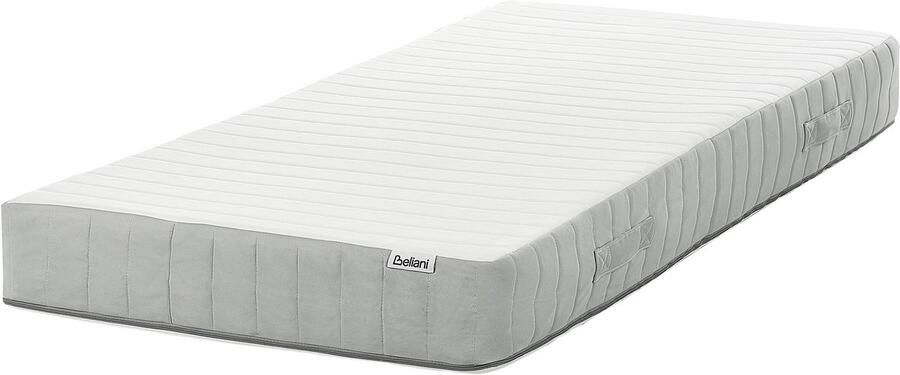 Beliani ROOMY Pocketveringmatras medium Wit 90 x 200 cm Pocketveren